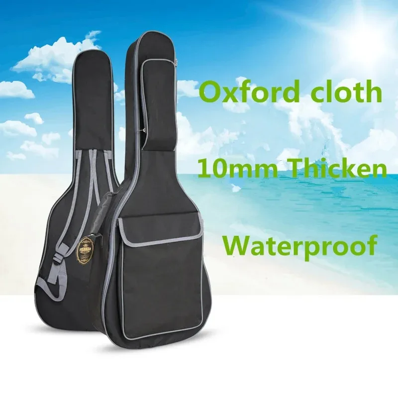 

Waterproof 10mm Thicken Folk Flattop Balladry Acoustic Classical 36 37 40 41 Inch Electric Guitar Bag Case Backpack Carry Gig