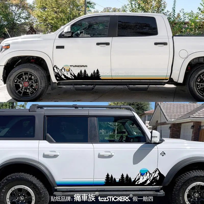 

Виниловые наклейки для автомобиля Tacoma 4Runner SUV, индивидуальная модная спортивная и стильная декоративная наклейка.