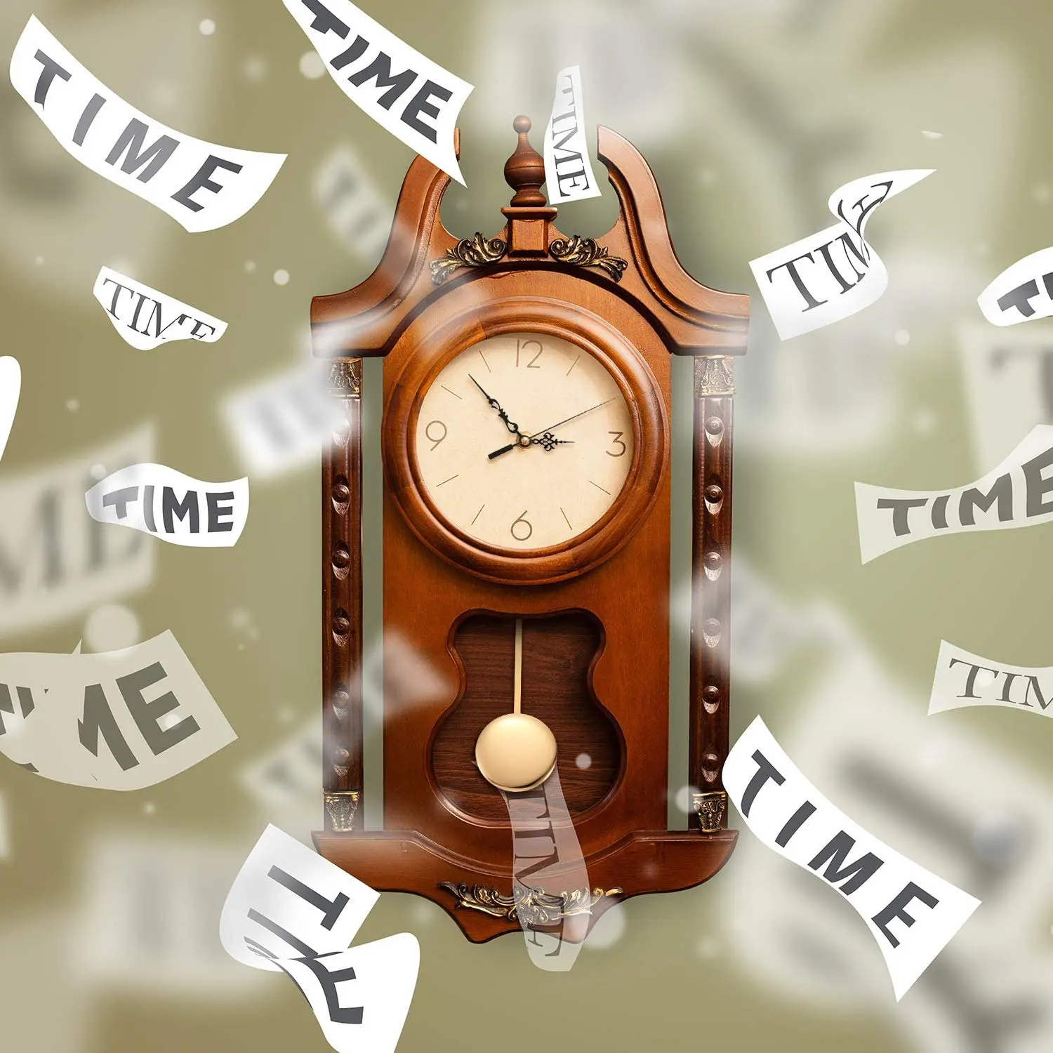 Movimiento de péndulo de cuarzo, piezas de reparación de pared DIY, mecanismo de movimiento de péndulo, reemplazo de Chime, caja de música, reloj de pared