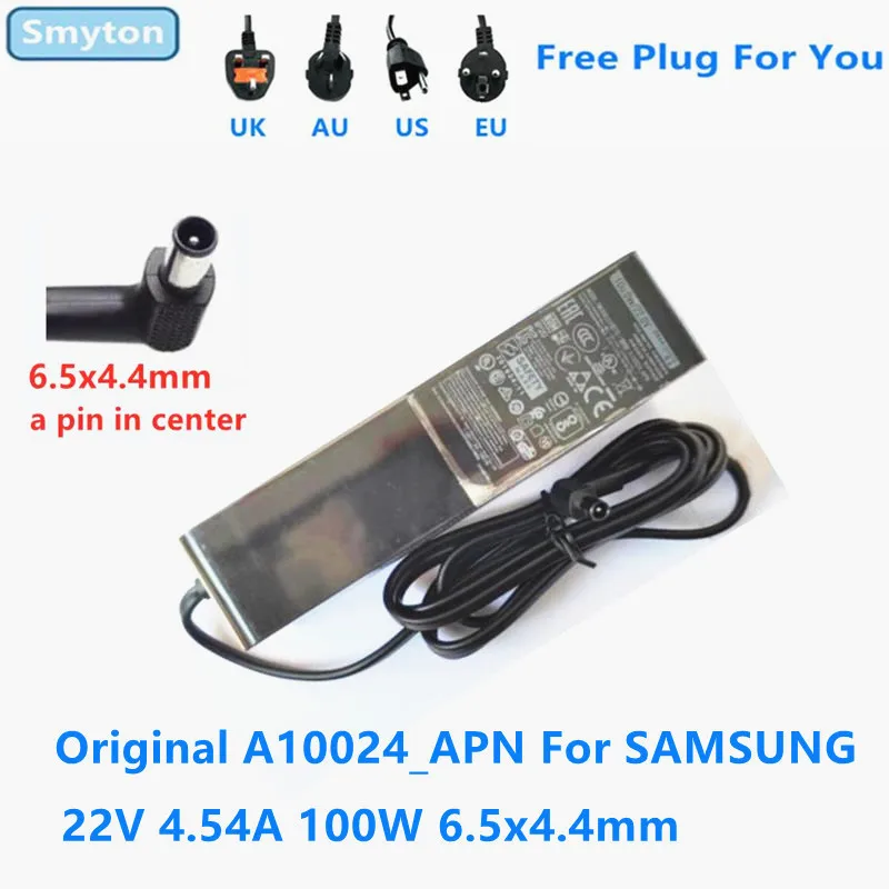 جديد الأصلي محول التيار المتردد شاحن سامسونج 22 فولت 4.54A 100 واط A10024_APN A10024-APN BN44-01137A رصد التيار الكهربائي