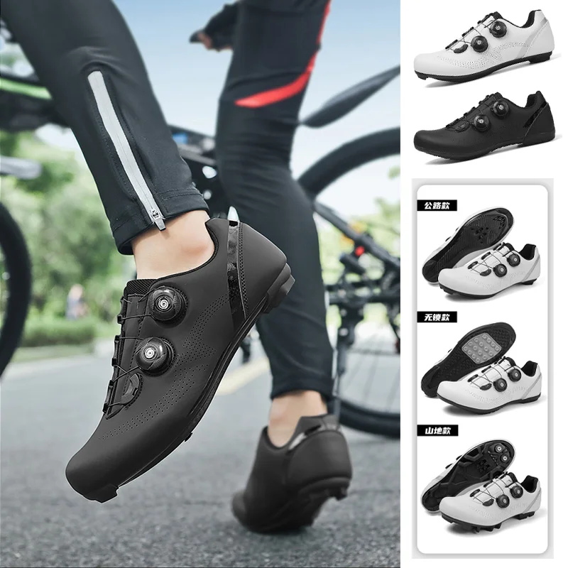 Men Professional MTB Cycling Sneaker Shoes Breathable Ultra light Cleats Road Bike Shoes Racing Speed Sneakers Bicycle Footwear