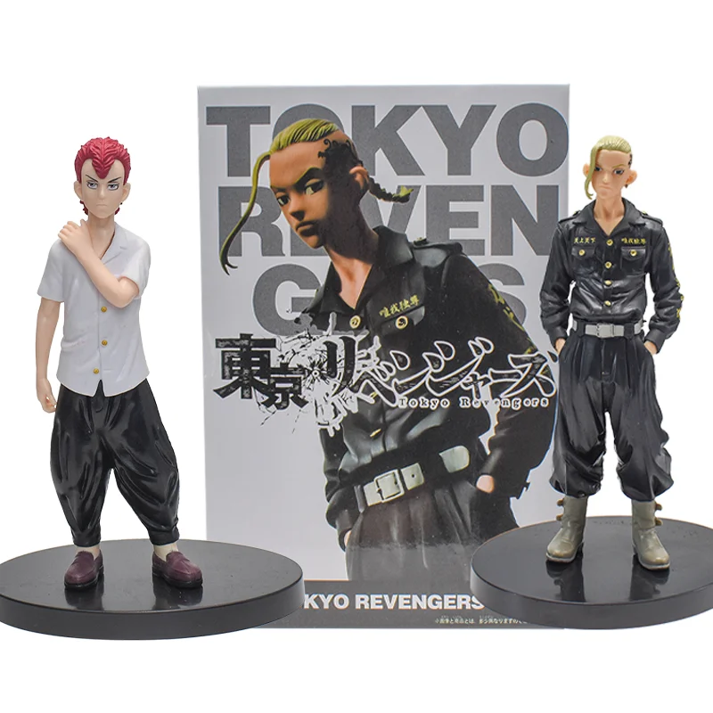 Anime Tokyo Revengers Figure Ken Ryuguji 17.5cm Ornament Cartoon Atsushi Sendo Action Figurine Collectable Model Doll Fans Gift