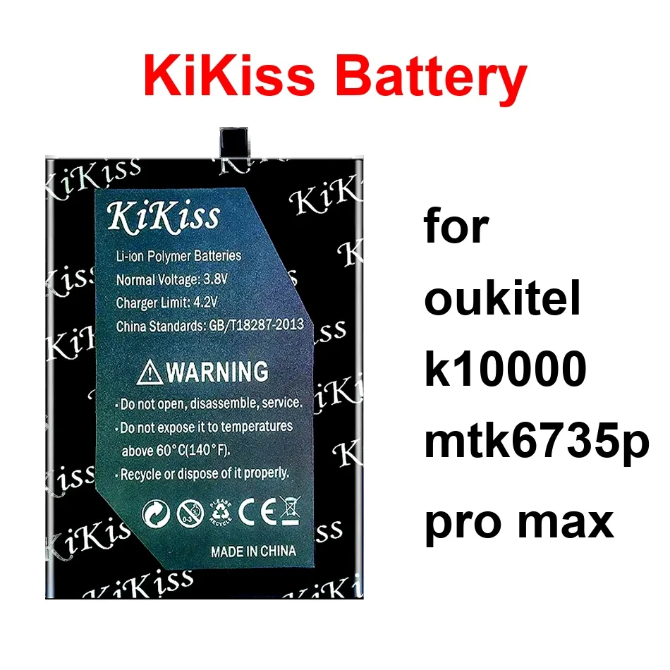 

Аккумулятор для мобильного телефона, надежный источник питания 10500-15300 мАч для Oukitel K10000 Mtk6735p Pro Max