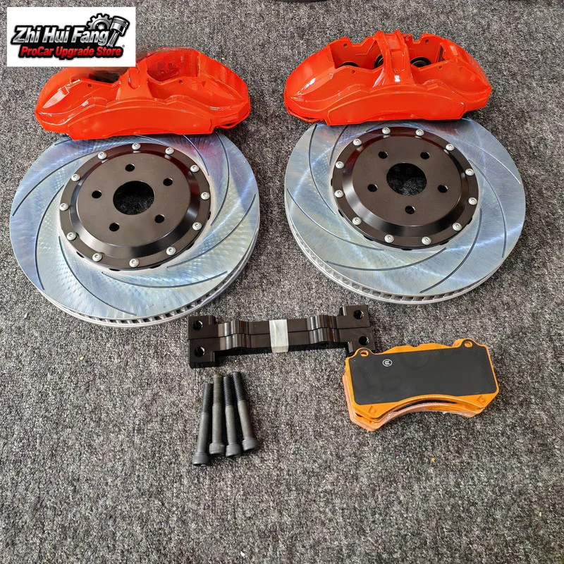 

Подходит для Lexus IS 2021, 6-поршневой новый комплект тормозных суппортов по индивидуальному заказу с логотипом, цветной стиль