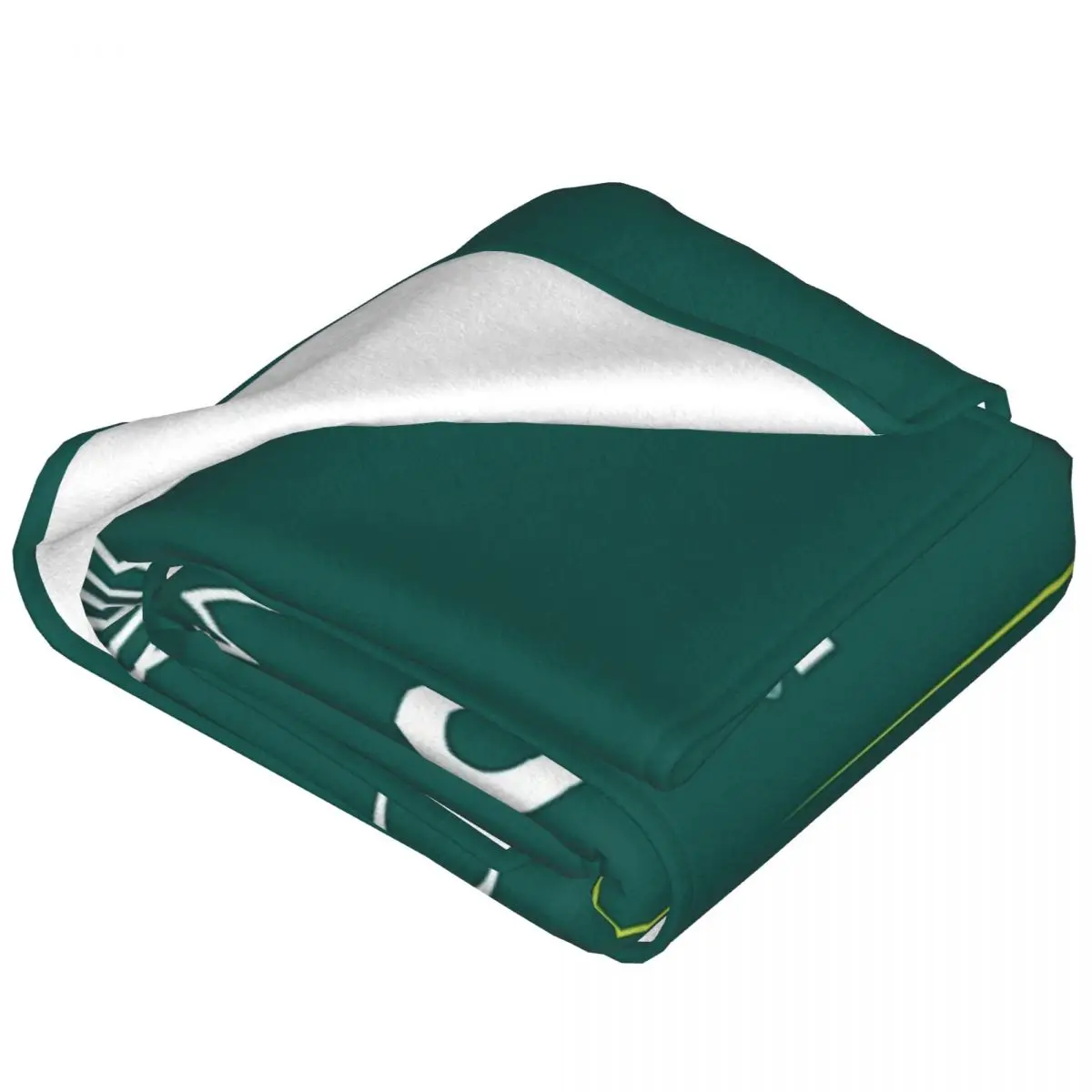 أستون مارتن Cognizant F1 فريق بطانية لينة الدافئة الفانيلا رمي غطاء بطانية للسرير غرفة المعيشة نزهة السفر أريكة المنزل #4