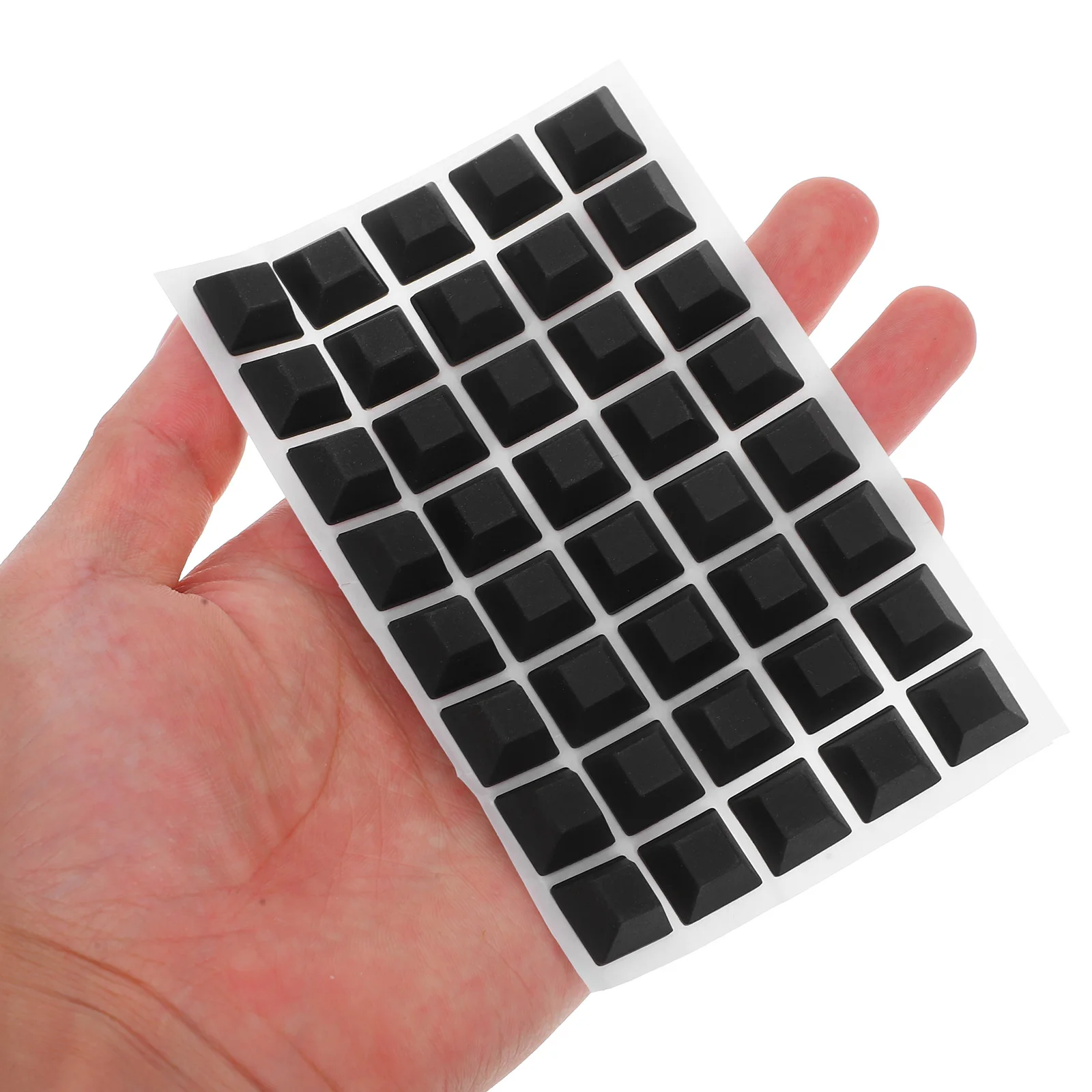 1 hoja de parachoques de goma autoadhesivo, almohadillas de gabinete con reducción de ruido, protección del suelo, pies de muebles, pies de goma adhesivos