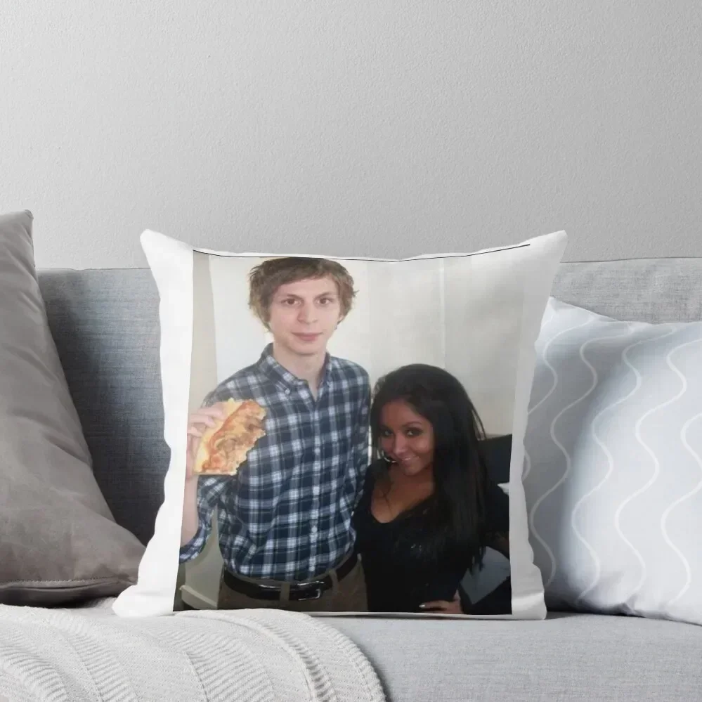 

snooki and michael cera Throw Pillow autumn decoration Custom Cushion pillow