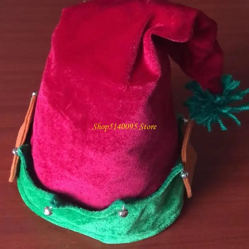 

DXAE Christmas Elf Hat for Boy Girl Children Christmas Pary Family Gathering