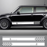 For Mini Cooper R56 R57 R58 R50 R52 R53 R59 R61 Countryman R60 F60 F55 F56 F54 Accessories Car Door Side Stickers Decal Vinyle