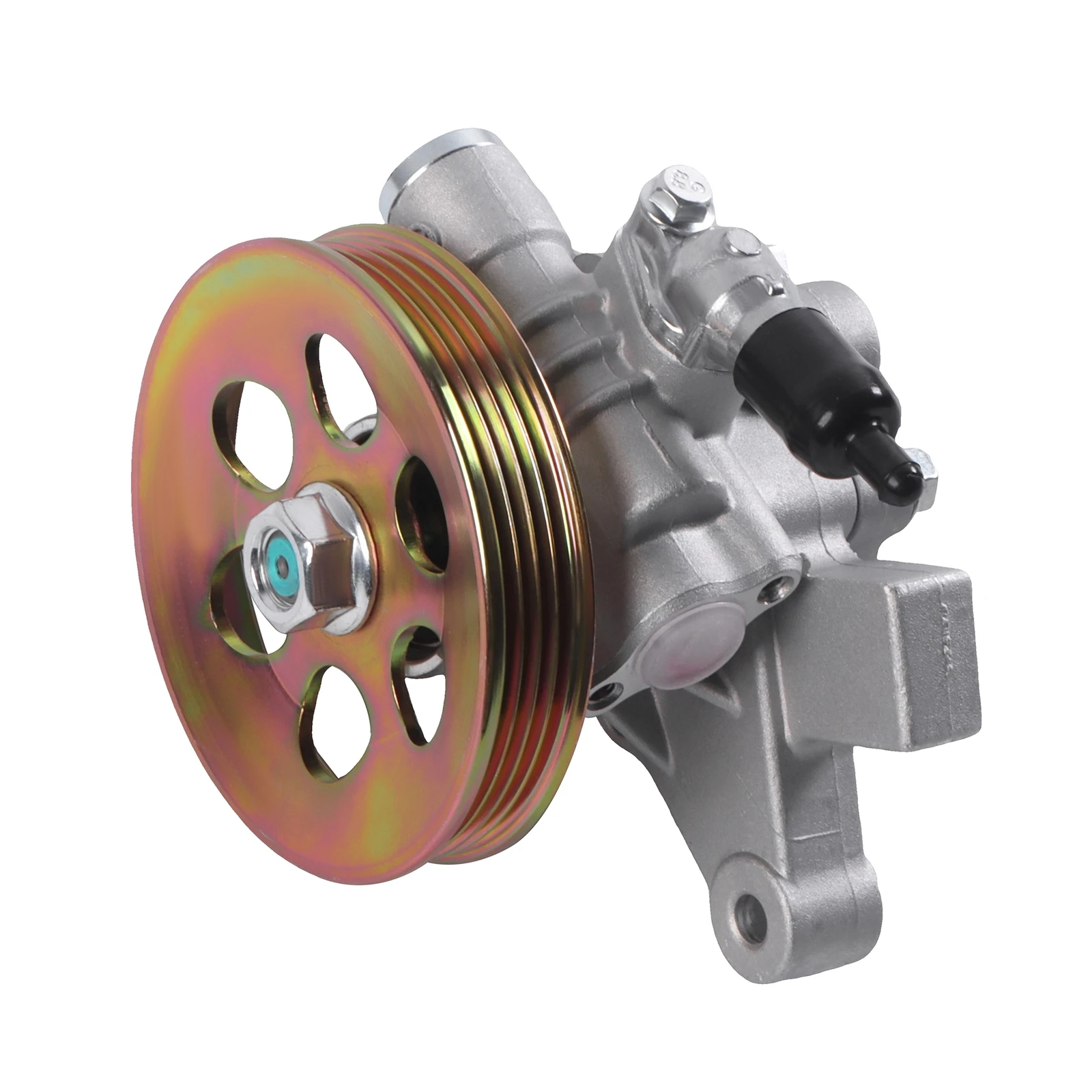 21-5066 Power Steering Pump Assembly With Pulley For  Honda Civic L4 1.6L 1996 - 2000 Honda CR-V L4 2.0L 1997 to 2001 Acura EL L4 1.6L 1997 to 2000 Hydraulic Steering Pump Car Engine Accessories Replacement Parts US Warehouse Replace OE 56110P2A