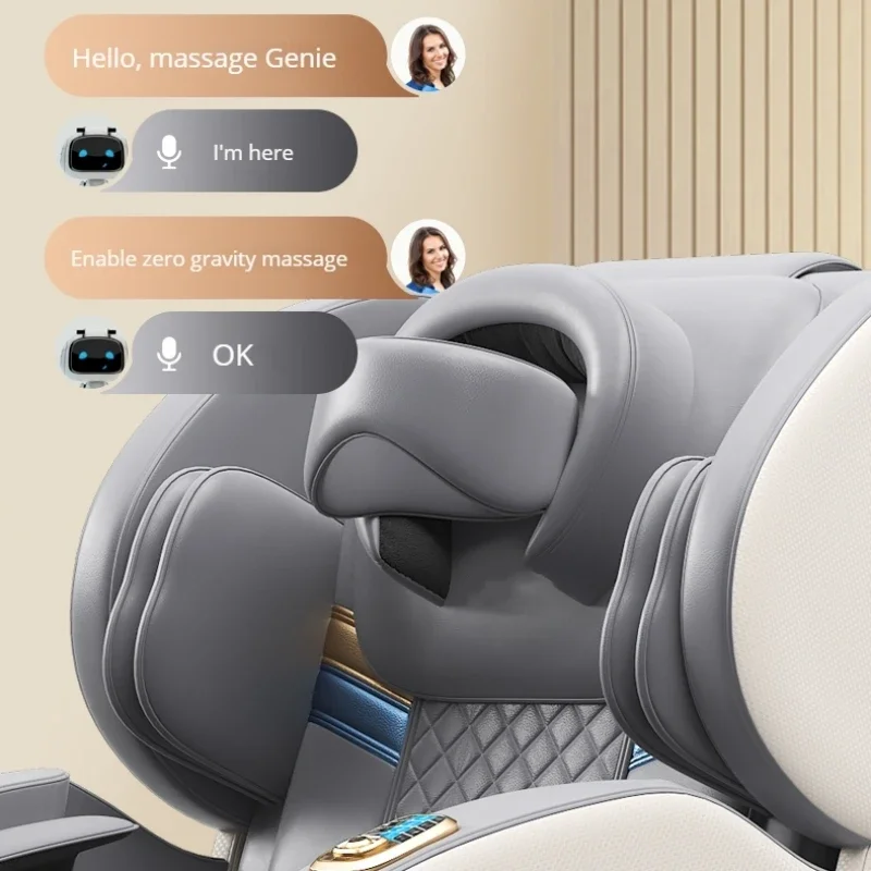 Full Body Zero Gravity Luxury Electric Roller Massage Chair Warm Heated Touch Screen Multiple Shortcut Button Support Voice Sofa