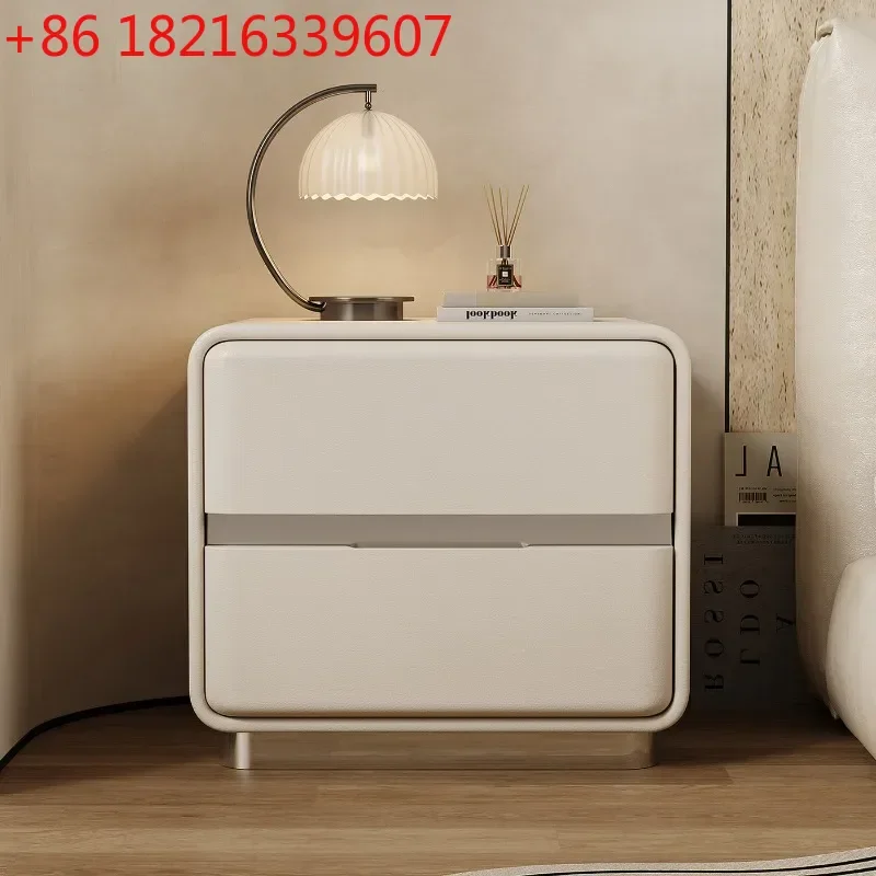 Organizer Simple Bedside Table Bedroom Nordic Cool Storage Luxury Bedside Table Drawers Small Mesitas De Noche Home Furniture