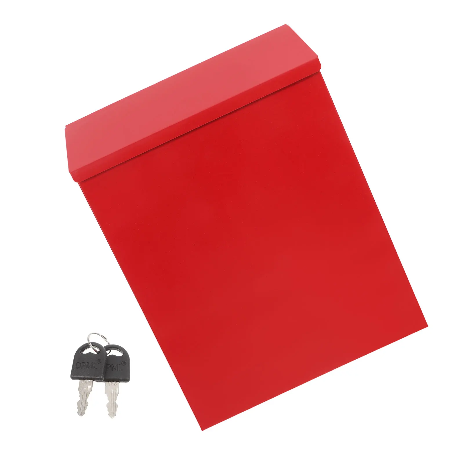 

Iron Mailbox Key Lock Hanging Design for Outdoor Use Classic Aesthetic Spacious Capacity Secure Locking Wall Mounted Mailboxes