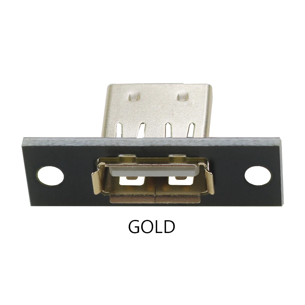 USB A Female Head With Screw Fixed Piece Female Socket Interface Socket USB Female Baffle Data Charging Cable