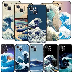 The Big Wave of kanagawa Phone Case For iPhone Apple 14 13 12 11 Pro Max Mini XR XS X SE 2020 7 8 Plus Cover Shell Coque Funda