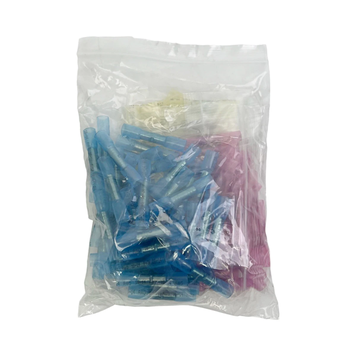 

100 PCs/Bag car Heat Shrink Terminal Blocks 22-10 Color Mix Waterproof Wire Connector Kit Insulated Electrical Crimp Connector
