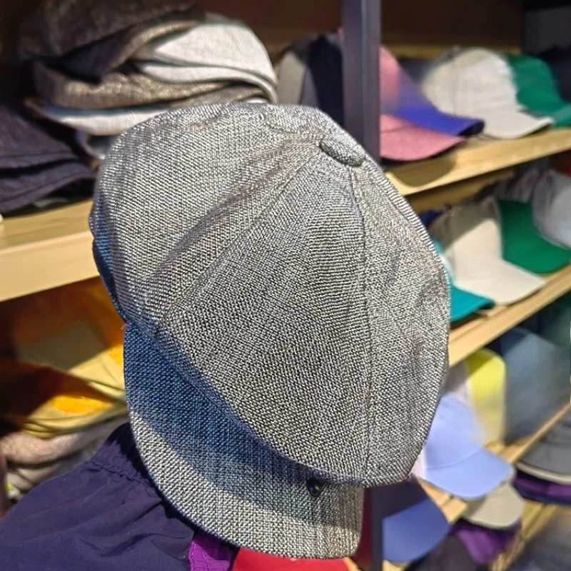 

Classic Hat for Men Caps Vintage Retro Tweed Peaky Blinders Beret Hat Flat Peaked Cap Street Hats for Women Men