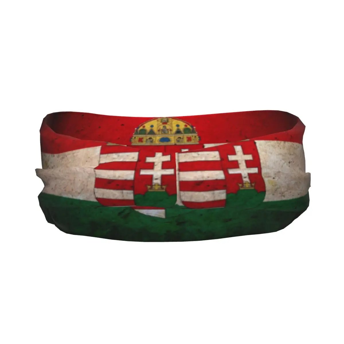 Hungary Flag Vintage Elastic Hair Band Yoga Headband Makeup Hair Hoop Headwrap