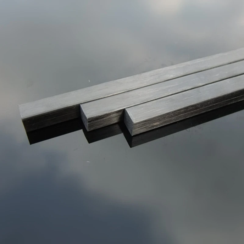 2/4pcs Length 500mm Solid Square Carbon Fiber Rod 2*2mm,2.5*2.5mm,3*3mm,4*4mm,5*5mm,6*6mm,8*8mm,10*10mm,20*20mm,22*22mm