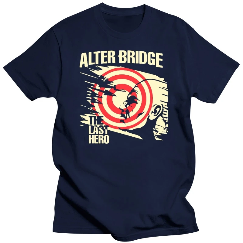 Alter Bridge 'The Last Hero 'T-shirt - NEUF & Officiel Printed Round Men T Shirt Cheap Price Top Tee 2017 Fashion Short