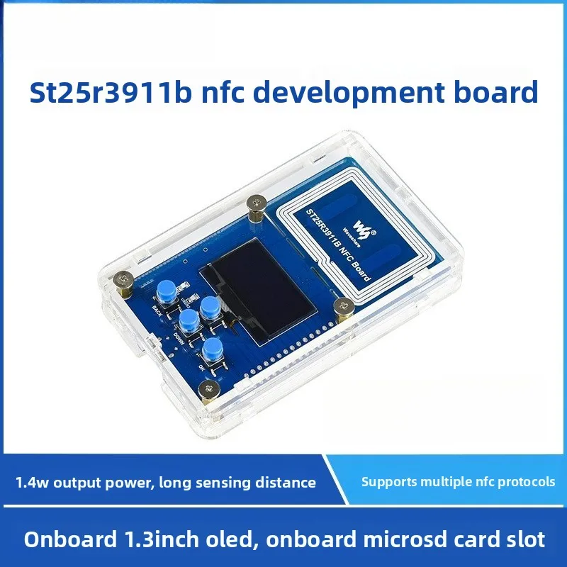 

ST25R3911B NFC Development Board, Supports ISO14443A/B/ISO15693, High-Sensitivity Reader/Writer Module