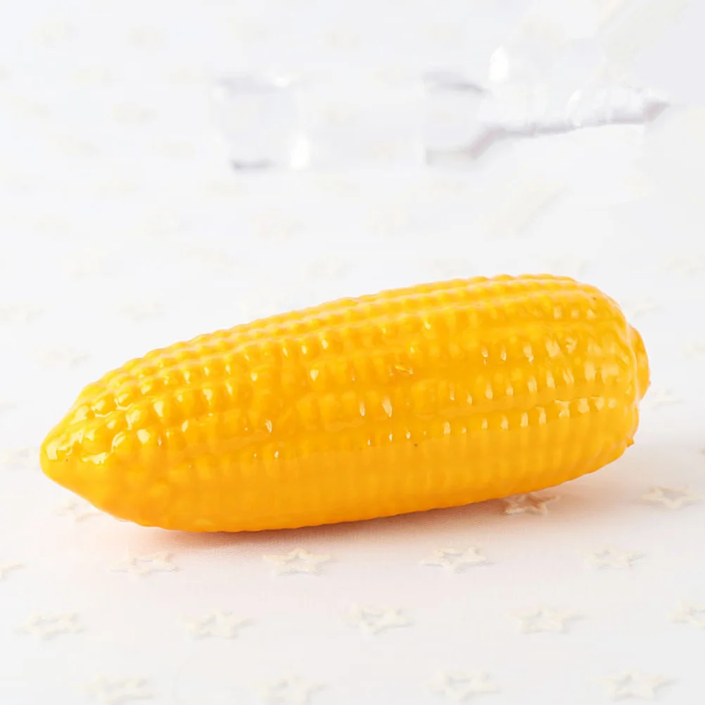 4 Pcs Simulated Vegetable Model Fake Corn Decorative Food Toy Decoration Decorations Foam Showcase Display Props Baby Plant