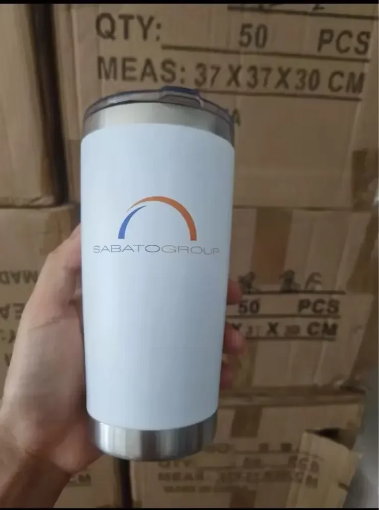

12 black LED tumbler add logo