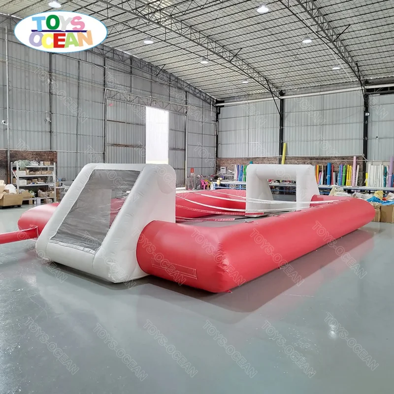 Inflatable Human Foosball Court, Giant Inflatable Table Soccer Game for Team Building, Event