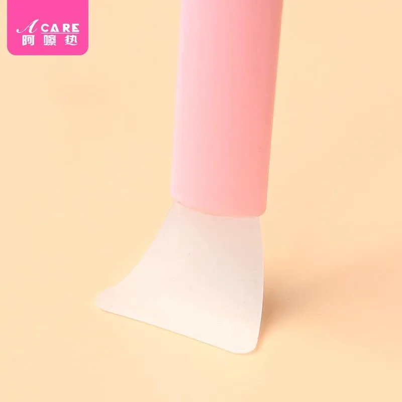 Cepillo para máscara F1, varilla aplicadora de silicona de doble cabezal para excavar cuchara, raspador de película de barro facial, varilla agitadora