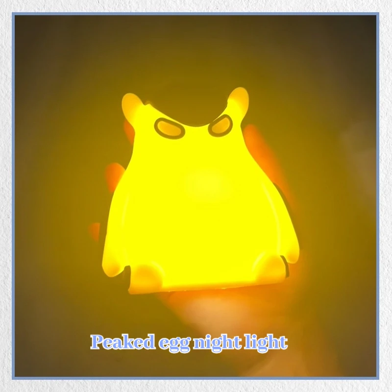 Valorant Game Peripheral Gekko Pet figurines Night Light Silicone Cartoon ornament Luminous Warm Color Light Festival Gift view 2