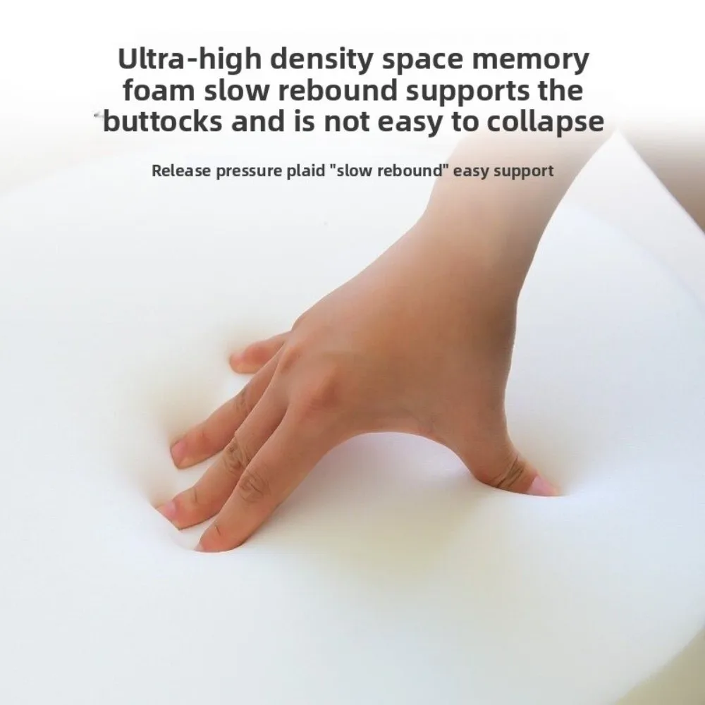 

Portable Thicken Chair Cushions Waterproof Leather Memory Foam Seat Cushion Soft Washable Chair Pad