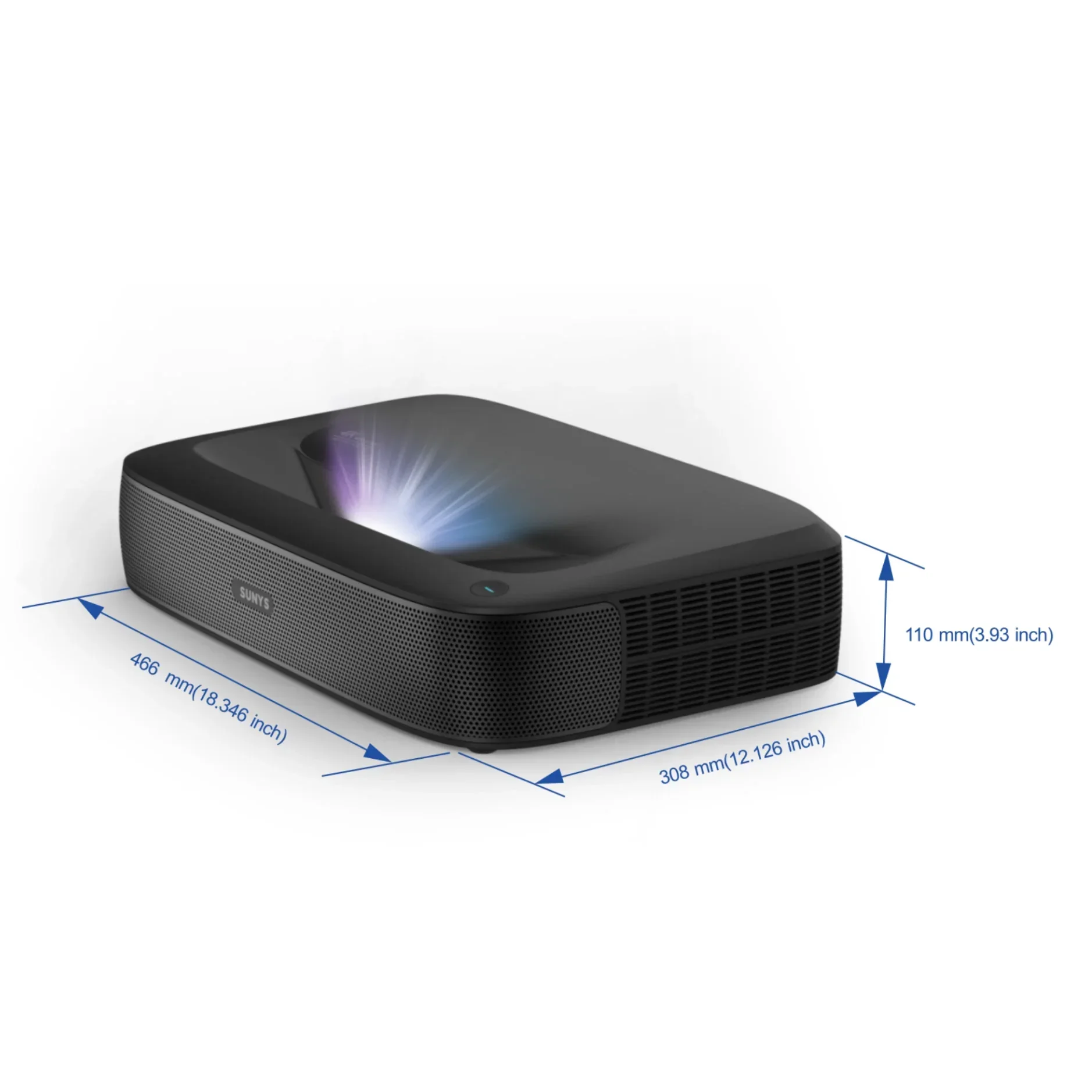 

H2 Pro Ultra Short Throw Projector Real 4K Triple Android Smart TV WIFI Bluetooth Home Theater Beamer DLP Projector