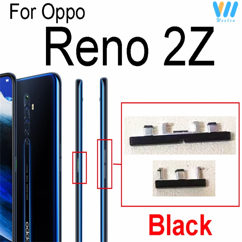 For OPPO Reno 2 Z 2Z 2F Power Volume Buttons ON OFF Power Volume Button Up Down Side Keypads Flex Cable Replacement Repair Parts