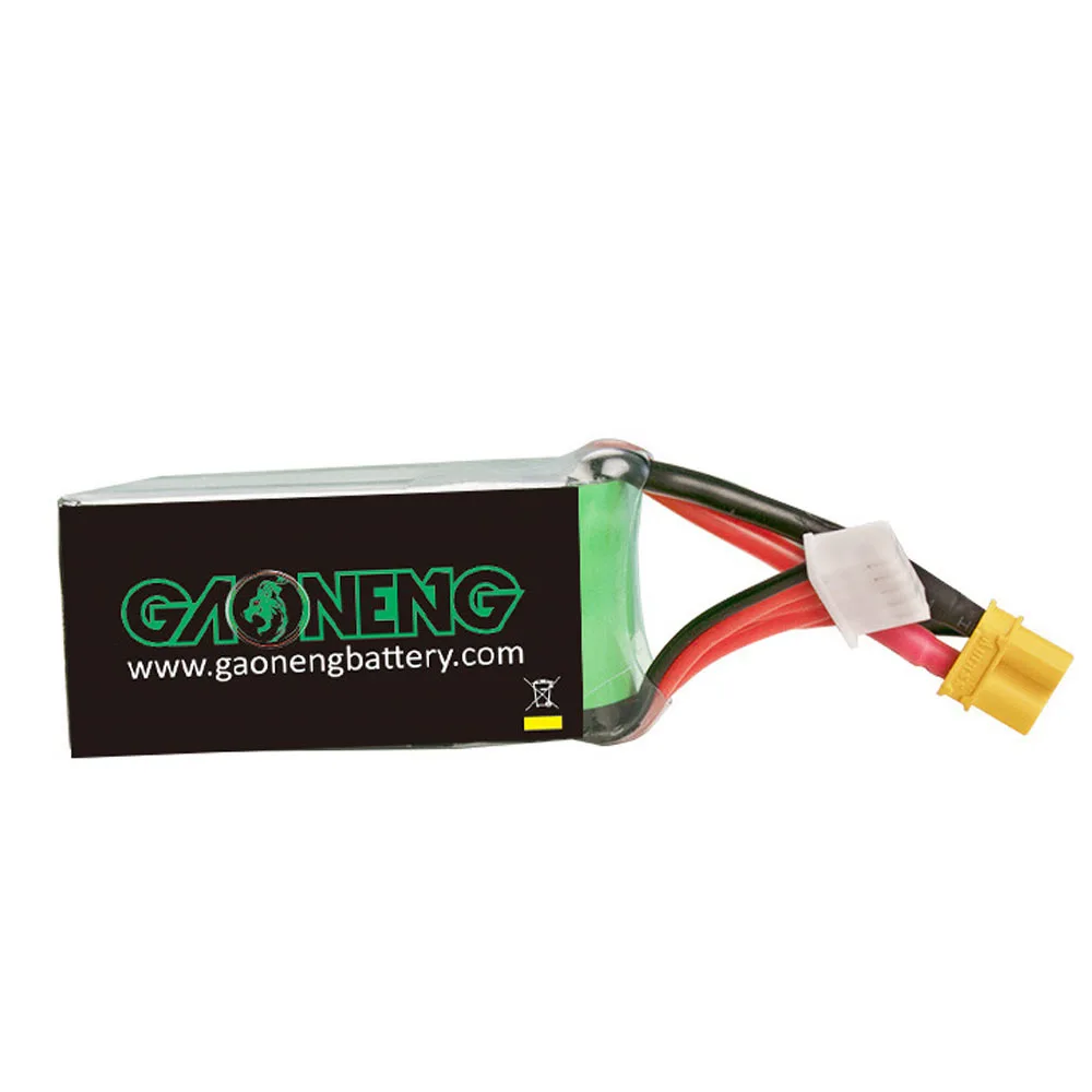 GAONENG GNB 4S bateria Lipo 14.8V 550mAh z XT30 dla Torrent 110 FPV Drone wyścigowe części zdalnie sterowany Quadcopter 14.8V 70C/140C baterii