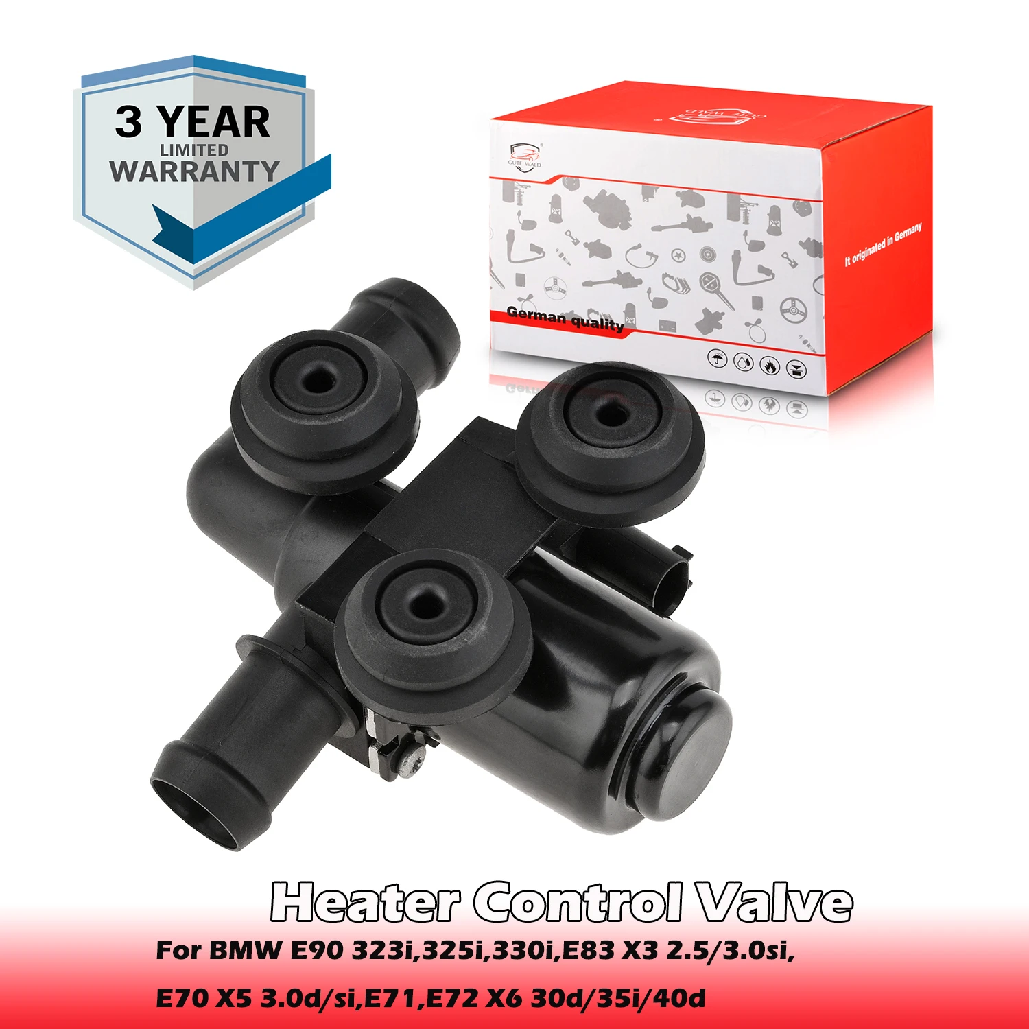

Heater Control Valve 64116928495 For BMW E90 323i,325i,330i,E83 X3 2.5/3.0si,E70 X5 3.0d/si,E71,E72 X6 30d/35i/40d