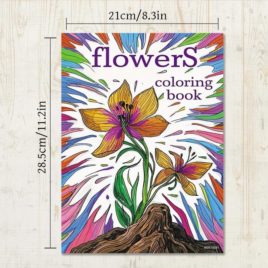 Libro da colorare per fiori pe - Art Book Illustration recensione e prezzo
