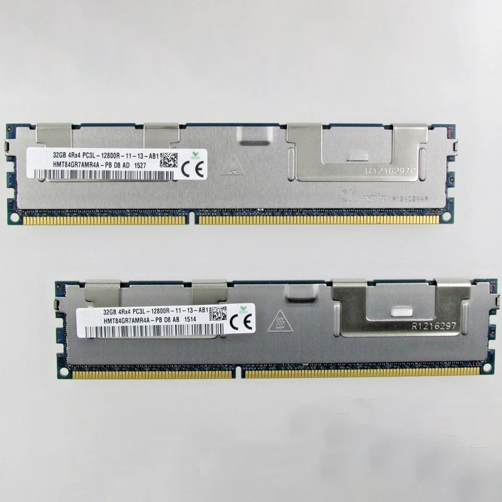 

1 шт. для IBM X3850 X5 X3950 X6 32 ГБ 32 ГБ DDR3L 4RX4 1600 ECC REG памяти