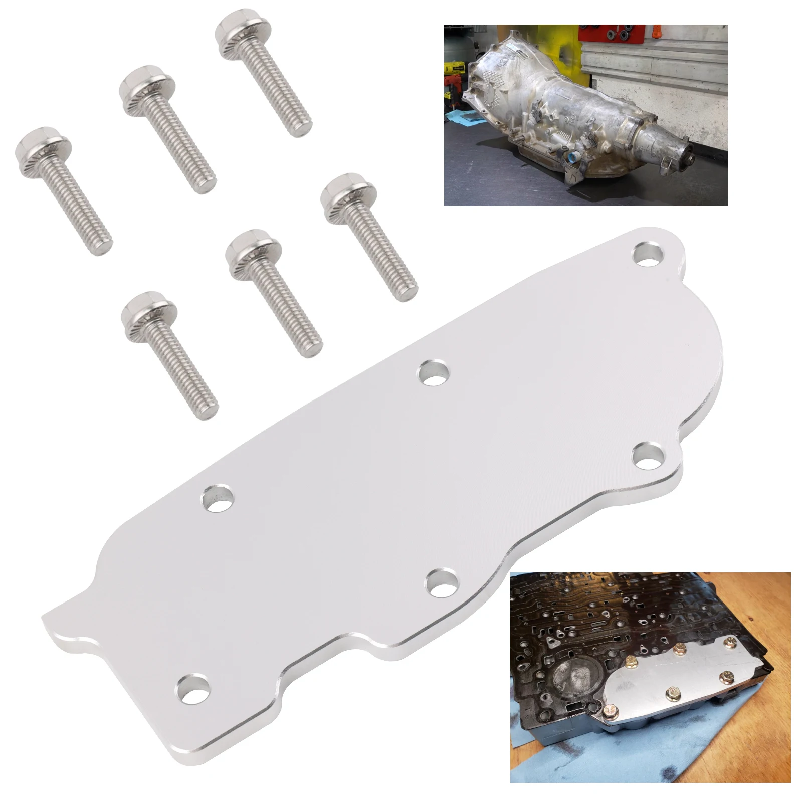 

Детали трансмиссии Акумуляторная пластина Крышка пластины Алюминий для GM 4L80E 4L80-E