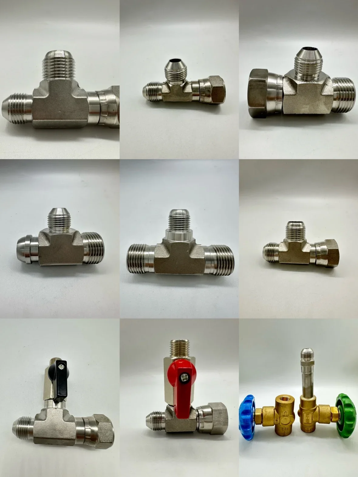 Stainless Steel Three-Way Connector Fitting for LNG Generator & Automotive System