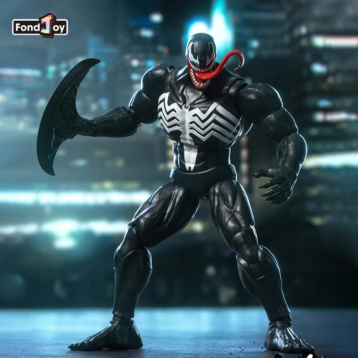 FondJoy Marvel Venom Figurine 1/12 Venom modèle en plastique Kit Anime Figurine Collection modèle Statue jouets