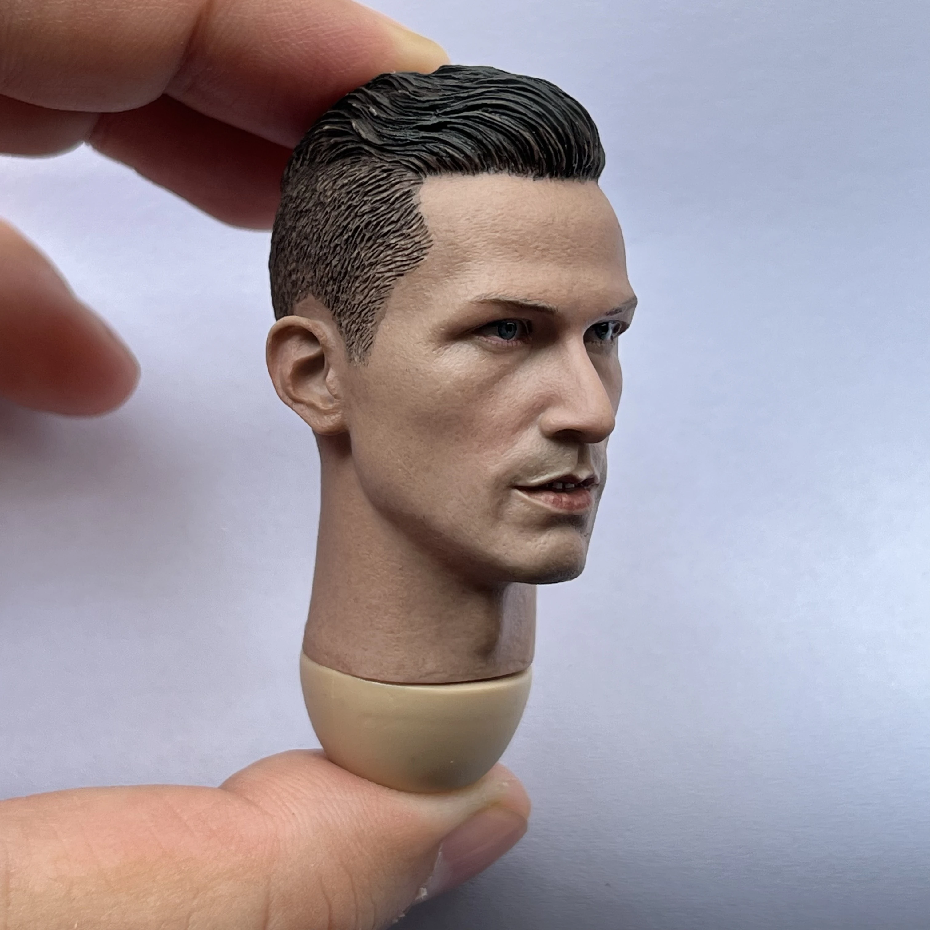 

1/6 Armored division head carved German Army Soldier handsome guy For 12'' Action Figure Body Collection Toys