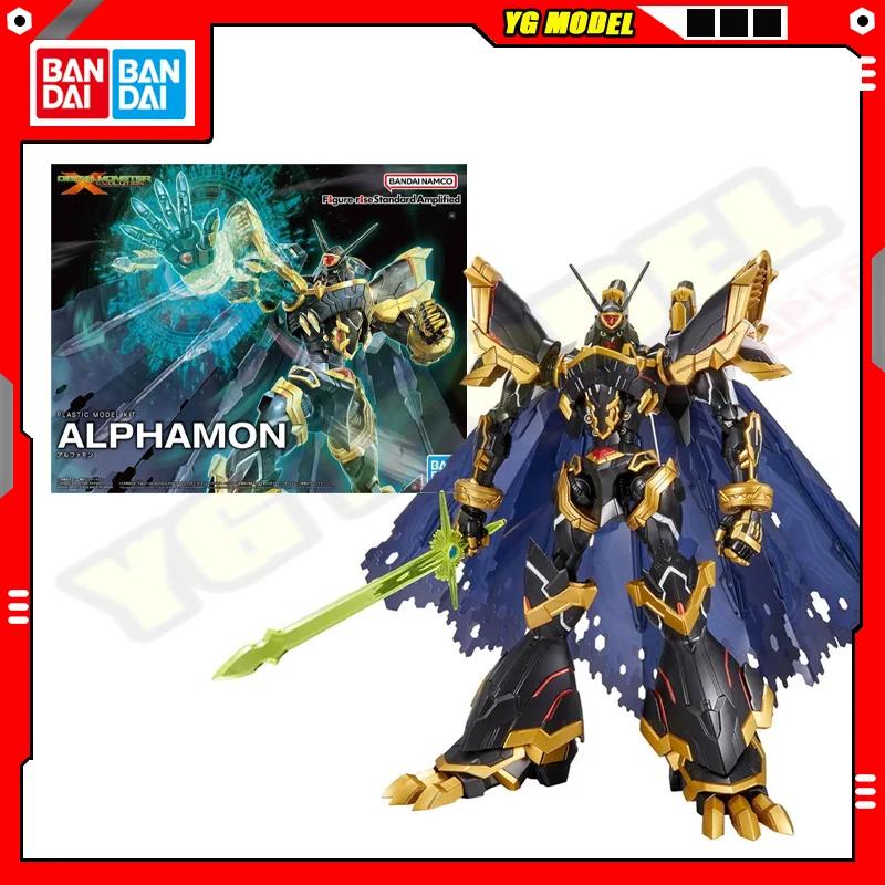 

BANDAI Digimon Adventure Assembly Model FRS Amplified Alphamon Model Kit Figure-rise Standard Active Joint Figures Original