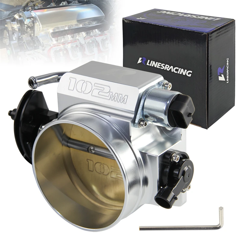 102MM Throttle Body+TPS IAC Fit For Chevy GM Gen III LS1 LS2 LS3 LS6 LS7 SX LS LSX Aluminum