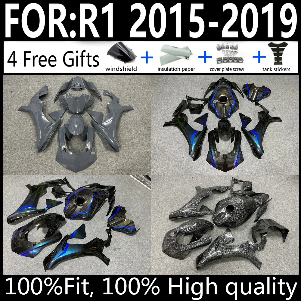 

Precision ABS Plastic Fairing Bodywork Kit Fit For Yamaha YZF-R1 2015-2019 Injection Molded Cowling Set High Grade