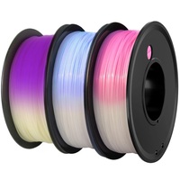 UV Sunlight Color Change Filament PLA 1.75mm 3D Printer PLA Filament 250g 1kg Plastic Material PLA UV Reaction Blue Purple Pink