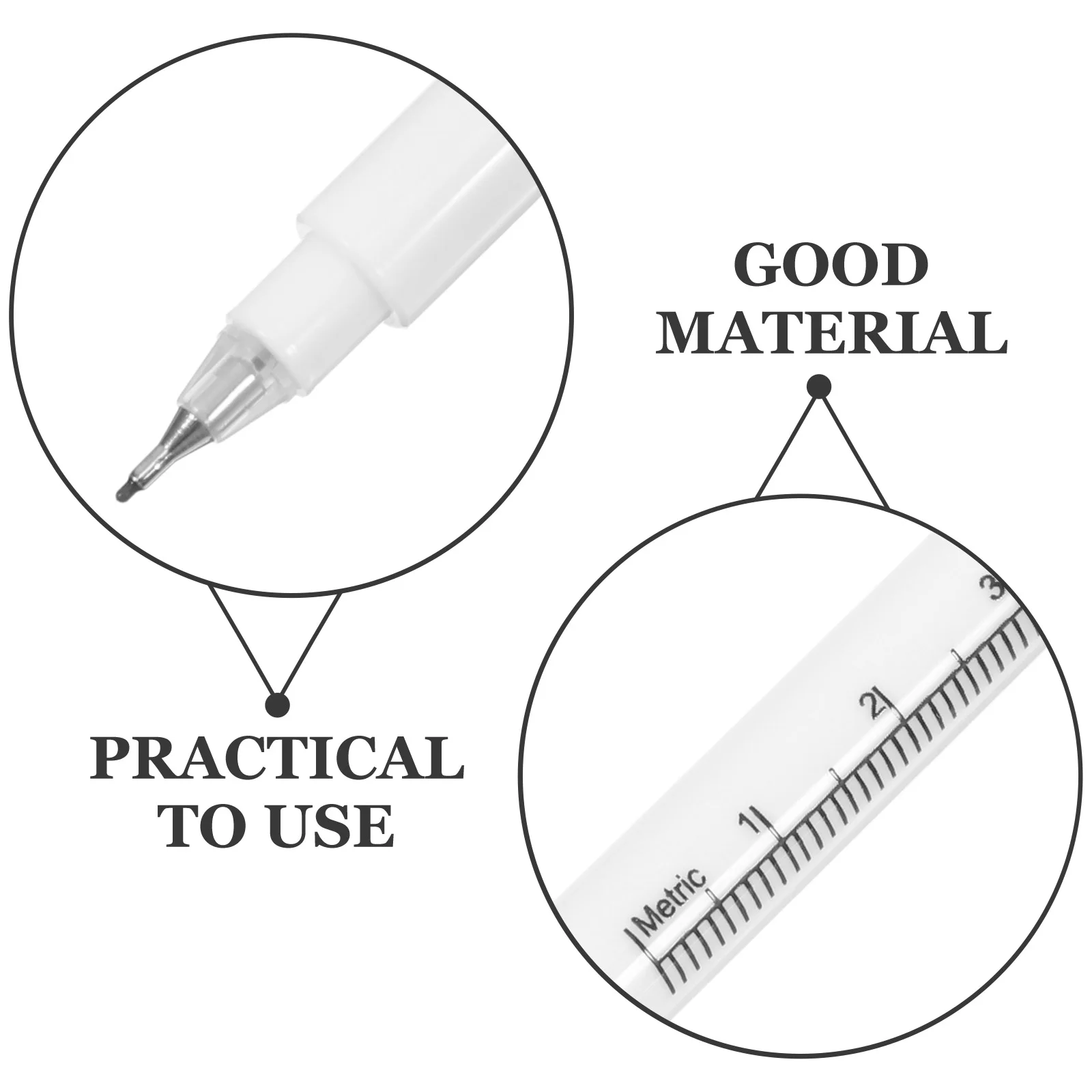 10 Uds marcadores de tatuaje pluma de piel rotuladores posicionamiento tinta al óleo pintura lápiz punta fina todos