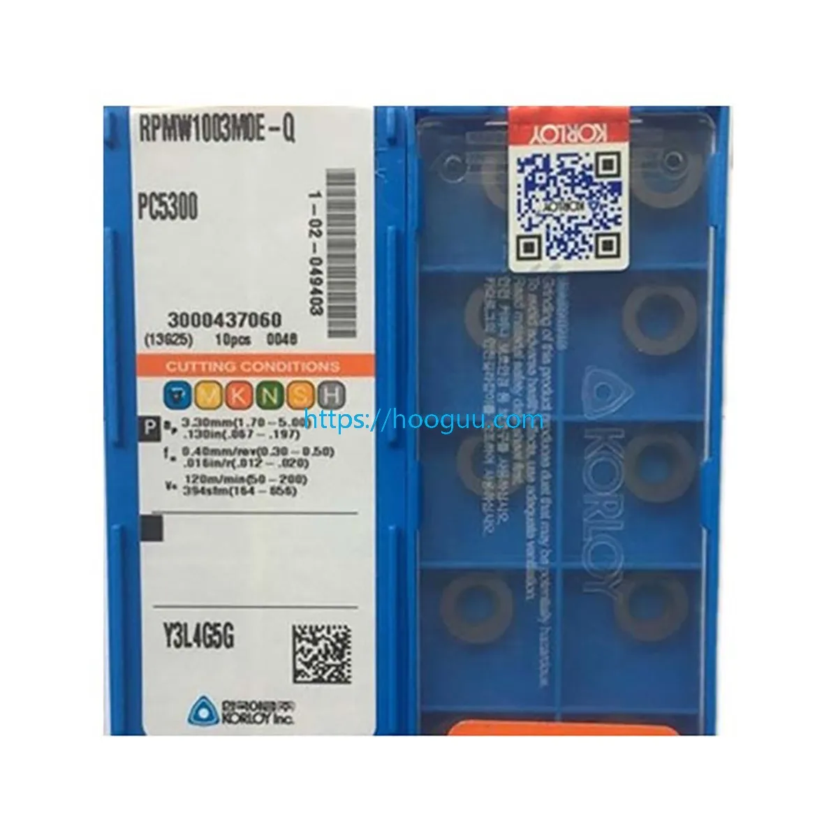 KORLY  Original RDMW RDMW 1604 1605 MO -X380 PC8300 PC5300 Milling Insert 10pcs