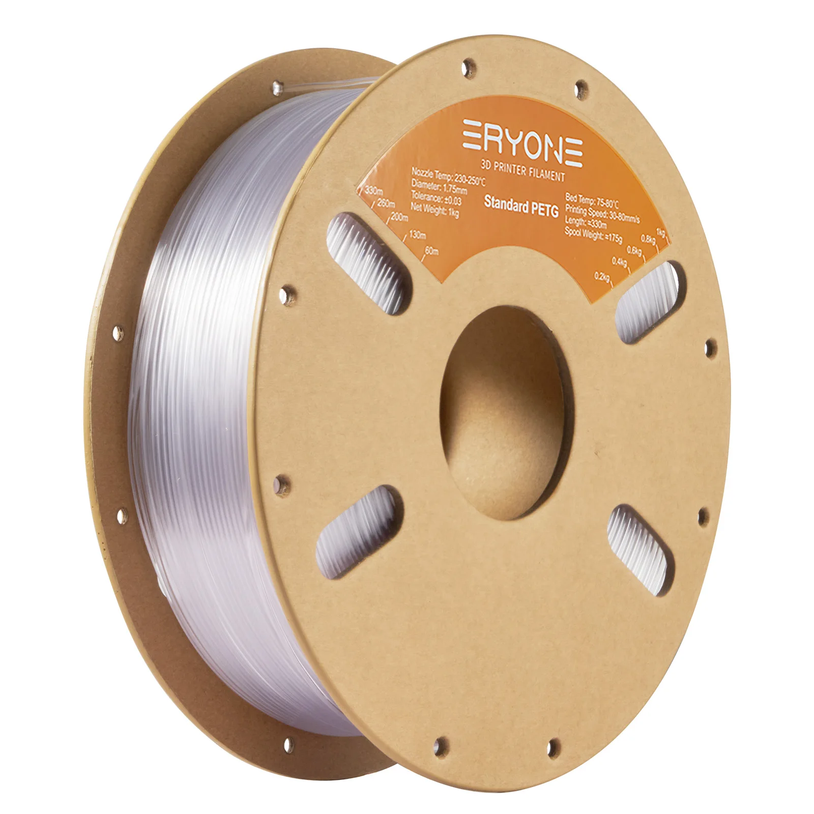 ERYONE 10KG Standard PETG Filament 1,75mm für 3D-Druck, Mehrfarbig Erhältlich, PETG-Filament, 3D-Filament Großhandel, 1KG/Spule – Detail 29