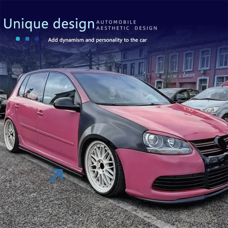 Für Vw Golf 5 MK5 GTI R32 2004–2009 Seitenschweller-Spoiler, hochwertiges Modifikationszubehör, kleines Surround-Verbesserungsteil