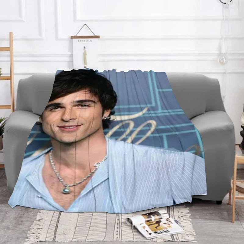 Saltburn Movie Jacob Elordi Blanket Fluffy Soft Blankets for Bed Furry Winter Sofa Throw & Throws Fleece Beds Custom Nap Flannel